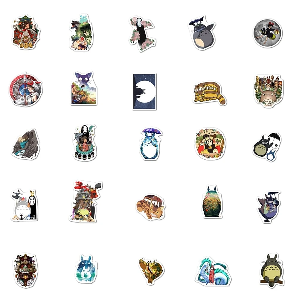 Ghibli Characters Random Mixed Stickers 3 Ghibli Characters Random Mixed Stickers - Image 3