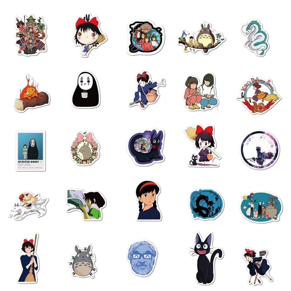 Ghibli Characters Random Mixed Stickers 4 Ghibli Characters Random Mixed Stickers - Image 4
