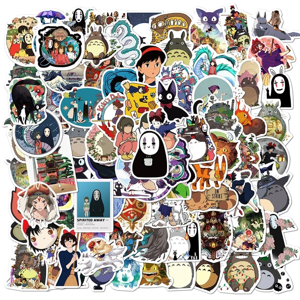 Ghibli Characters Random Mixed Stickers 1 Ghibli Characters Random Mixed Stickers