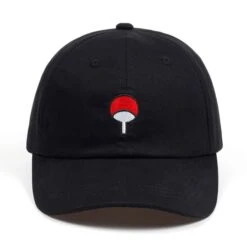 Naruto Uchiha Family Logo Baseball Cap -Ghibli 100 Cotton Japanese Akatsuki Logo Anime Naruto Dad Hat Uchiha Family Logo Embroidery Baseball Caps Black 1 1.jpg 640x640 1 1