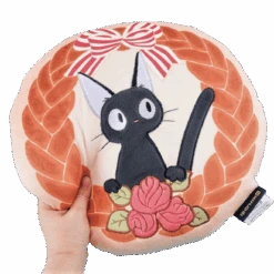 Kiki’s Delivery Service Jiji Embroidered Soft Cushion 35cm -Ghibli 20211127 098 1 removebg preview