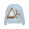 Totoro On The Autumn Tree 3D Sweater
