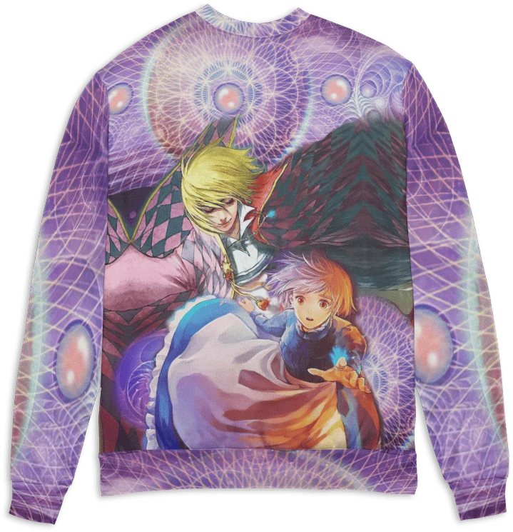 Howl’s Moving Castle – Howl And Sophie 3D Sweater 2 Howl’s Moving Castle – Howl And Sophie 3D Sweater - Image 2