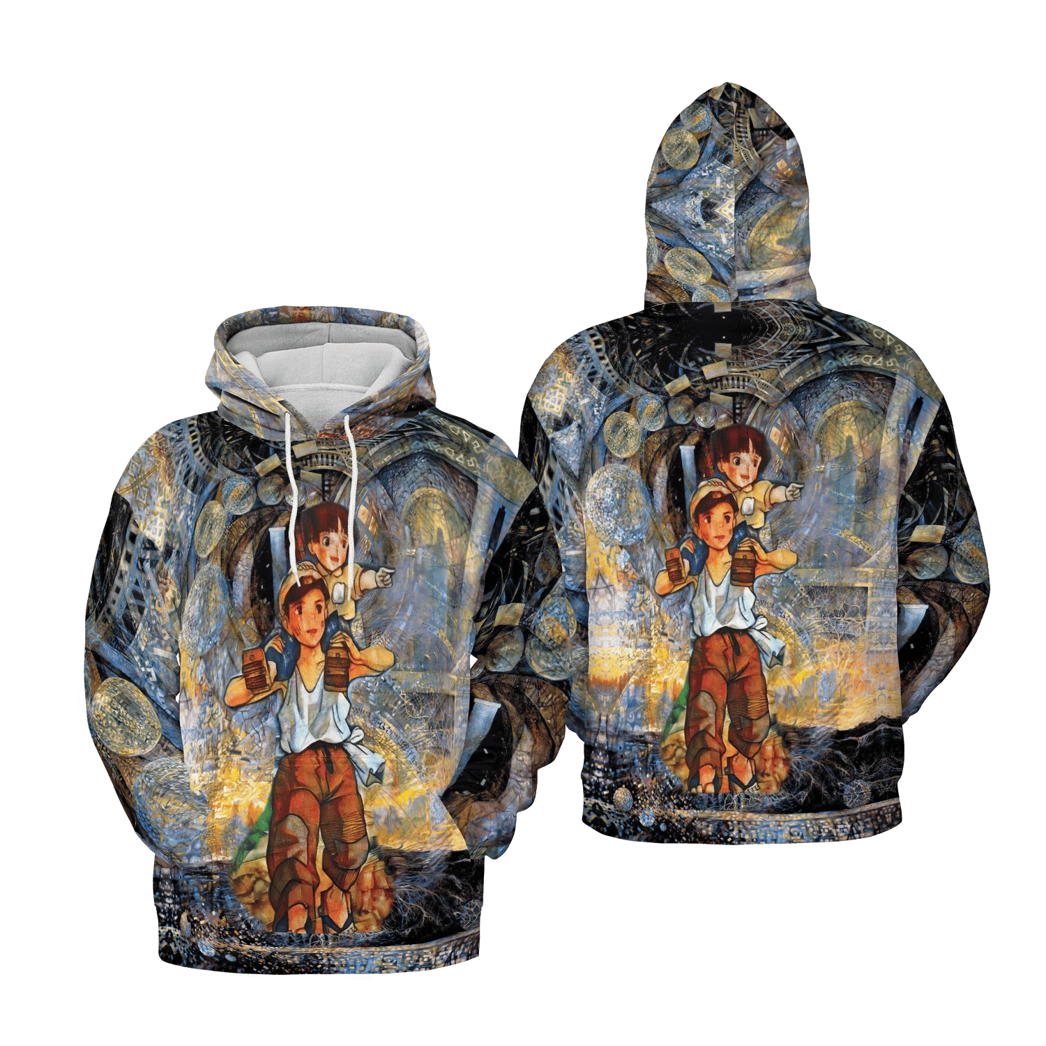 Grave Of The Fireflies 3D Hoodie 2 Grave Of The Fireflies 3D Hoodie - Image 2
