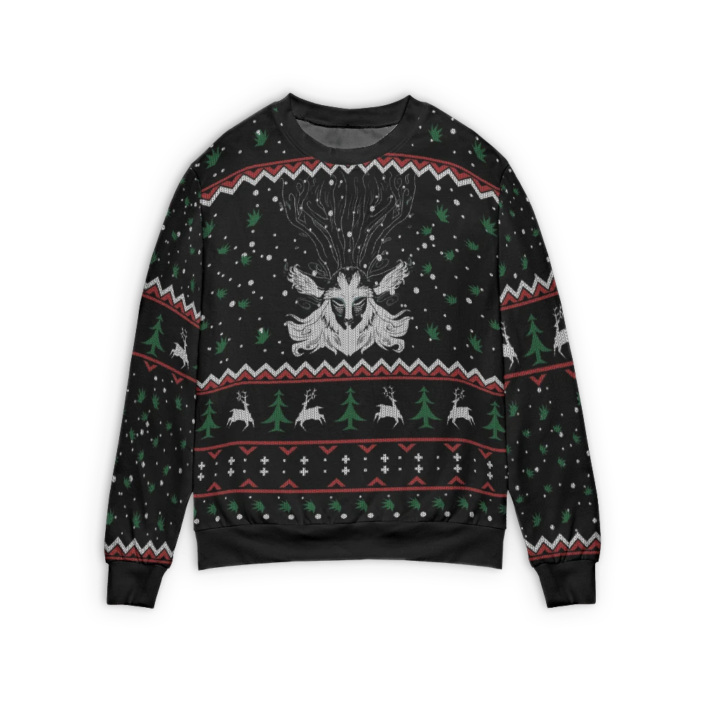Princess Mononoke Shishigami Ugly Christmas Sweater 1 Princess Mononoke Shishigami Ugly Christmas Sweater