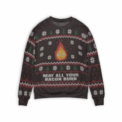 Howl’s Moving Castle – Calcifer Ugly Christmas Sweater