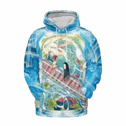 Spirited Away – Follow The Railway 3D Hoodie