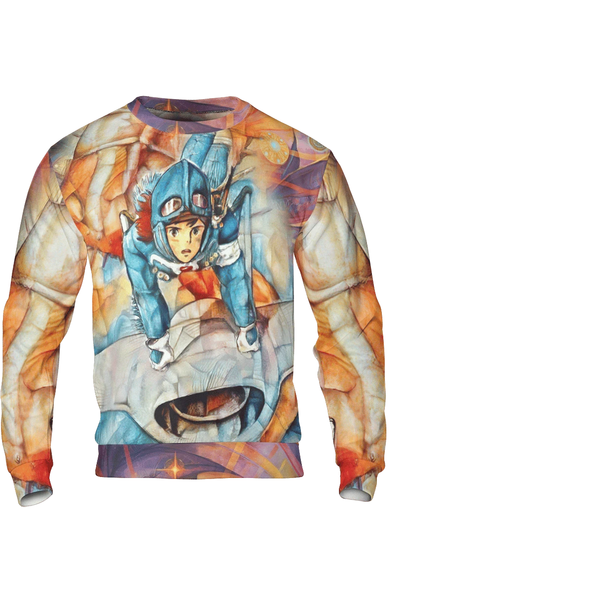 Nausicaa And The Valley Of The Wind Canvas 3D Sweatshirt 1 Nausicaa And The Valley Of The Wind Canvas 3D Sweatshirt