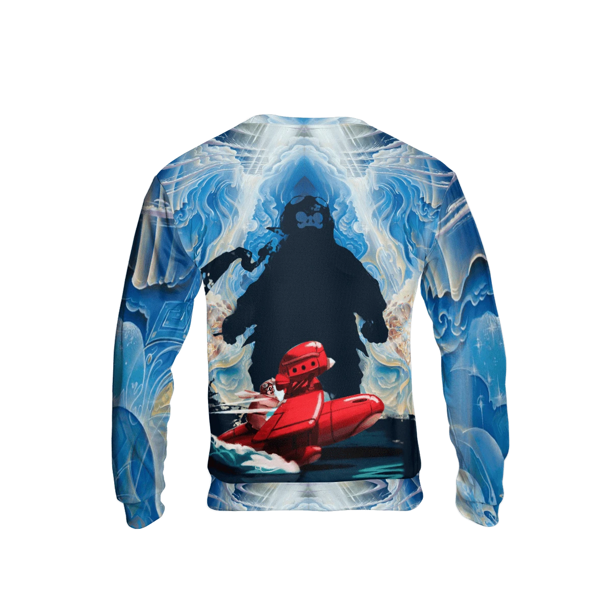 Porco Rosso 3D Sweatshirt 2 Porco Rosso 3D Sweatshirt - Image 2