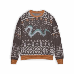 Spirited Away Haku Dragon Ugly Christmas Sweater Style 2