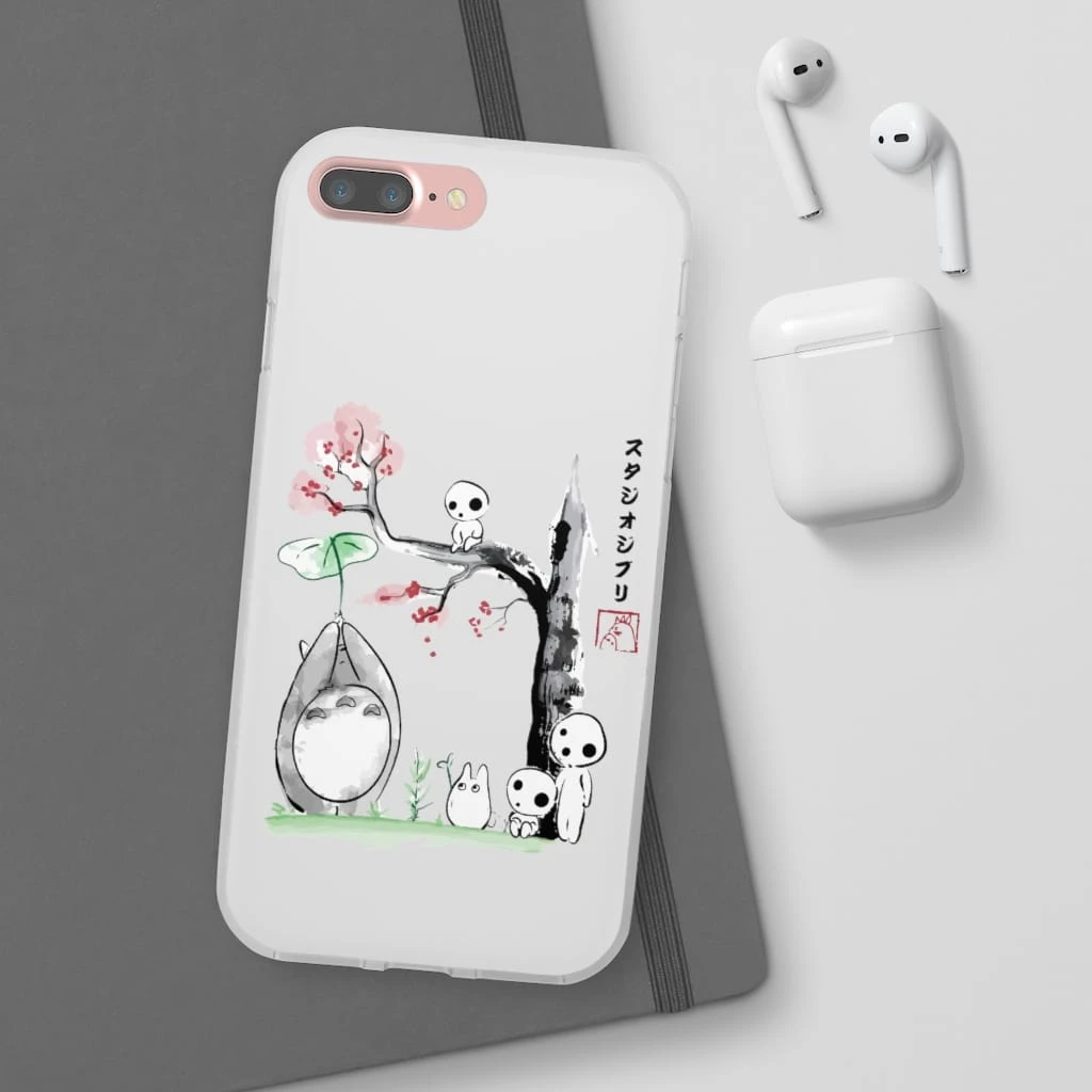 Totoro And The Tree Spirits IPhone Cases 3 Totoro And The Tree Spirits IPhone Cases - Image 3