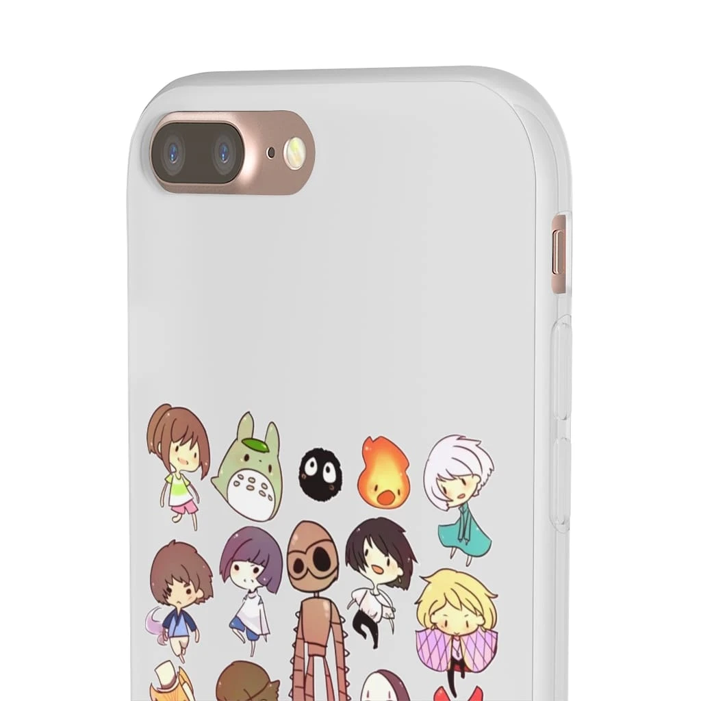 Ghibli Movie Characters Cute Chibi Collection IPhone Cases 2 Ghibli Movie Characters Cute Chibi Collection IPhone Cases - Image 2