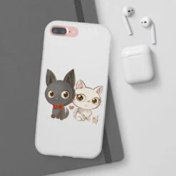 Kiki’s Delivery Service – Jiji And Lily Chibi IPhone Cases -Ghibli 45053 536