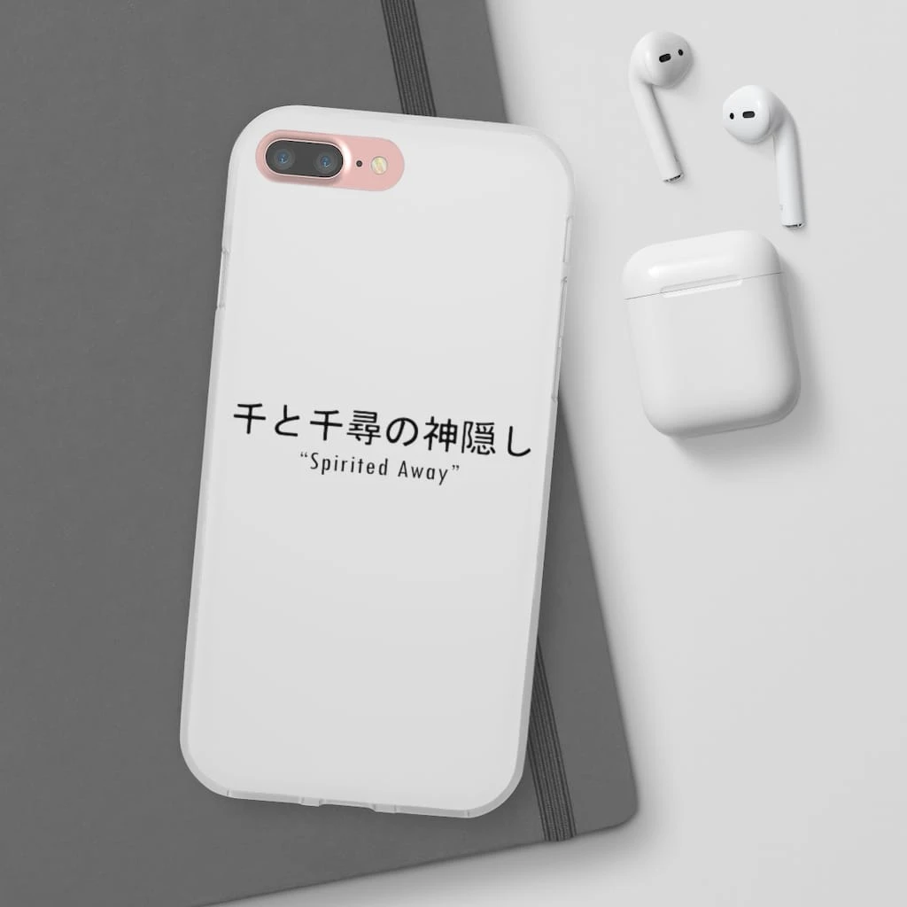 Spirited Away Japanese Letters Print Harajuku IPhone Cases 3 Spirited Away Japanese Letters Print Harajuku IPhone Cases - Image 3