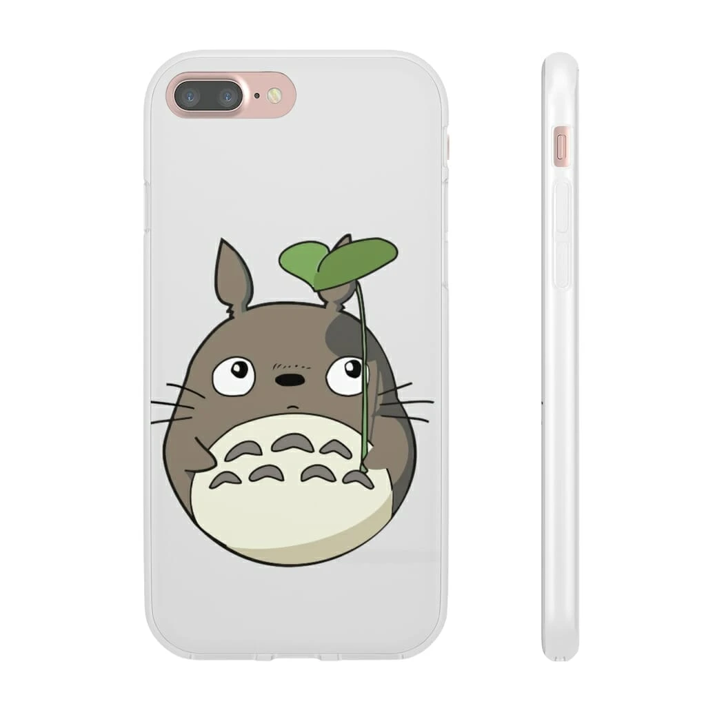 Totoro And The Leaf Umbrella IPhone Cases 1 Totoro And The Leaf Umbrella IPhone Cases