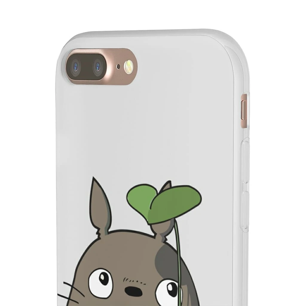 Totoro And The Leaf Umbrella IPhone Cases 2 Totoro And The Leaf Umbrella IPhone Cases - Image 2