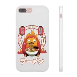 Howl’s Moving Castle – Calcifer Loves Ramen IPhone Cases