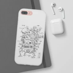 Howl’s Moving Castle Sketch IPhone Cases 7 Howl’s Moving Castle Sketch IPhone Cases -Ghibli 45053 71