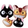 My Neighbor Totoro Catbus & KiKi’s Delivery Service Jiji Stuffed Pillow