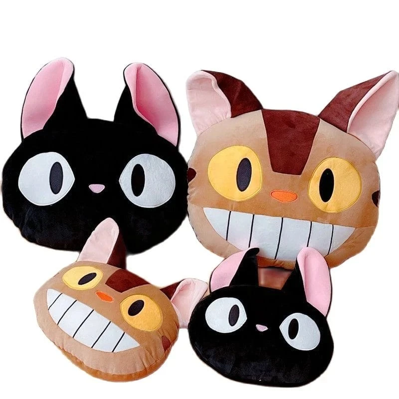 My Neighbor Totoro Catbus & KiKi’s Delivery Service Jiji Stuffed Pillow 1 My Neighbor Totoro Catbus & KiKi’s Delivery Service Jiji Stuffed Pillow