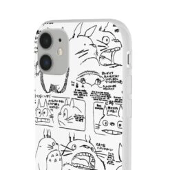 Totoro Original Character Sketch IPhone Cases -Ghibli 62579 34