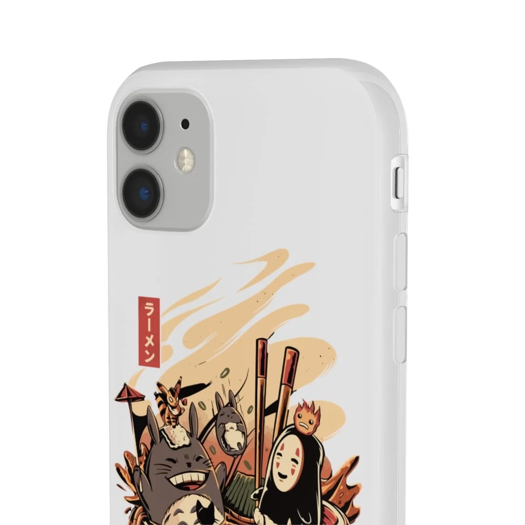 Totoro And No Face Ramen Bath IPhone Cases 17 Totoro And No Face Ramen Bath IPhone Cases - Image 17