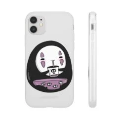 Cute No Face Kaonashi Drinking Bubble Tea IPhone Cases -Ghibli 62579 594
