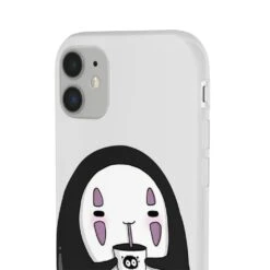 Cute No Face Kaonashi Drinking Bubble Tea IPhone Cases -Ghibli 62579 595
