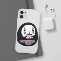 Cute No Face Kaonashi Drinking Bubble Tea IPhone Cases -Ghibli 62579 596