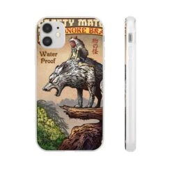 Princess Mononoke And The Wolf On Top IPhone Cases -Ghibli 62579 684