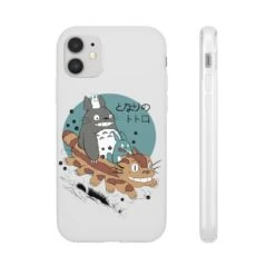Totoro Riding Catbus IPhone Cases 32 Totoro Riding Catbus IPhone Cases -Ghibli 62579 711