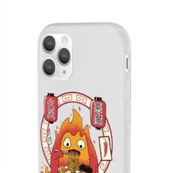 Howl’s Moving Castle – Calcifer Loves Ramen IPhone Cases -Ghibli 62580 1 1