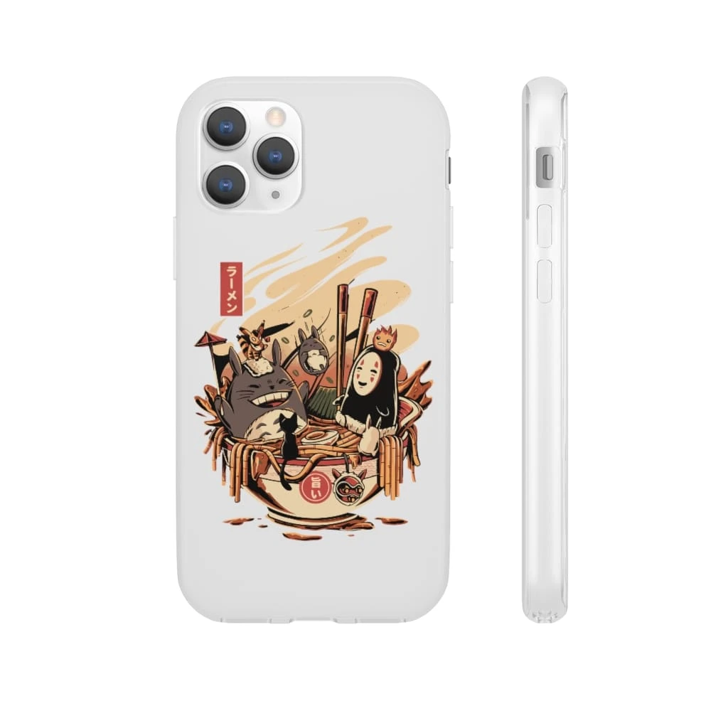 Totoro And No Face Ramen Bath IPhone Cases 19 Totoro And No Face Ramen Bath IPhone Cases - Image 19