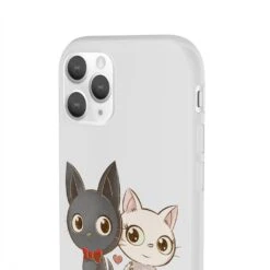 Kiki’s Delivery Service – Jiji And Lily Chibi IPhone Cases -Ghibli 62580 526