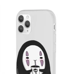 Cute No Face Kaonashi Drinking Bubble Tea IPhone Cases -Ghibli 62580 592