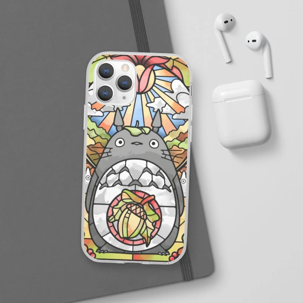 Totoro Stained Glass Art IPhone Cases 18 Totoro Stained Glass Art IPhone Cases - Image 18