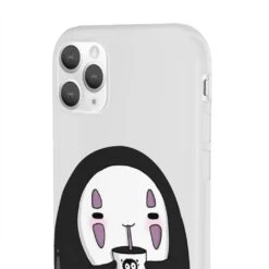 Cute No Face Kaonashi Drinking Bubble Tea IPhone Cases -Ghibli 62581 592
