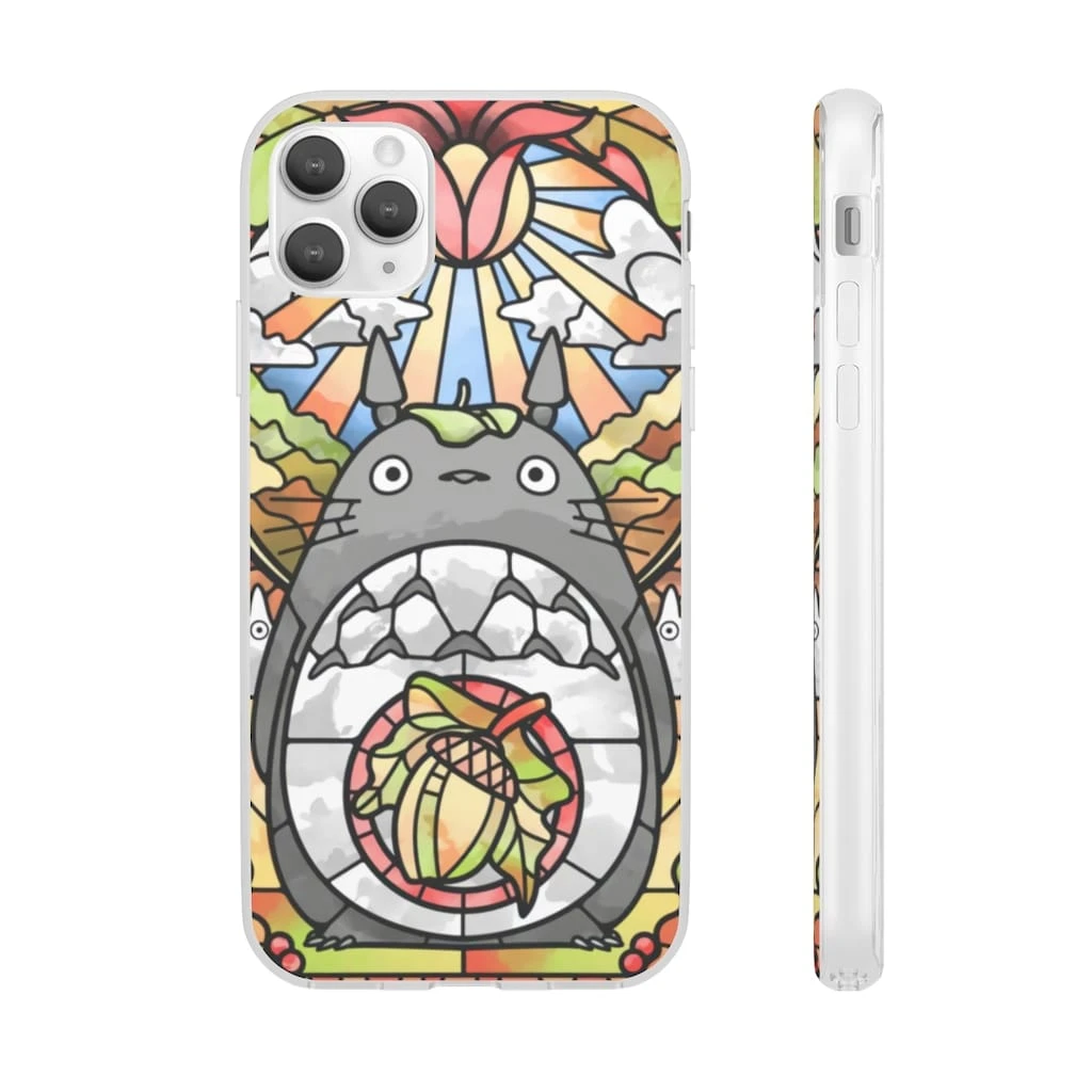 Totoro Stained Glass Art IPhone Cases 19 Totoro Stained Glass Art IPhone Cases - Image 19