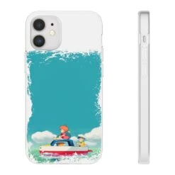 Ponyo And Sosuke On Boat IPhone Cases -Ghibli 68165 210 1