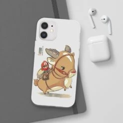 Princess Mononoke Ashitaka And Yakul Chibi IPhone Cases -Ghibli 68165 26