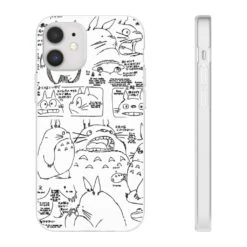 Totoro Original Character Sketch IPhone Cases -Ghibli 68165 33