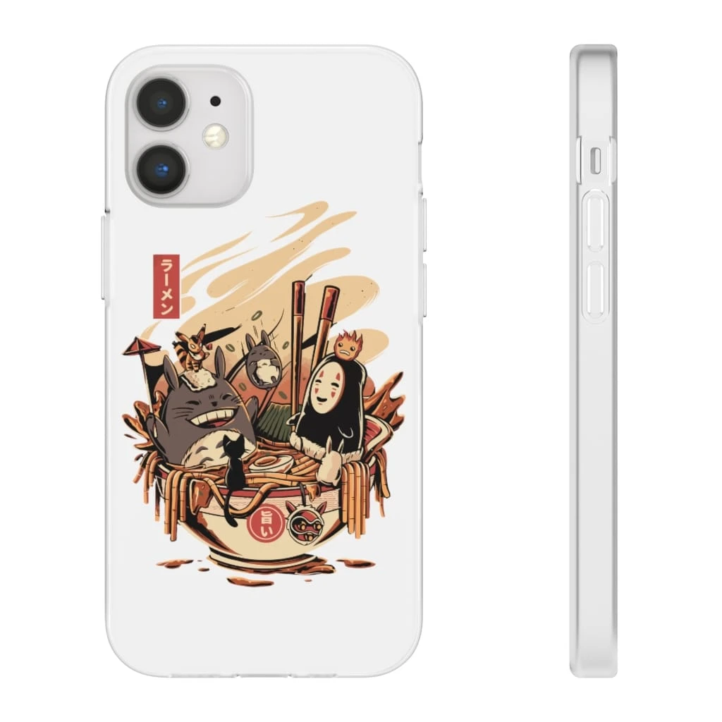 Totoro And No Face Ramen Bath IPhone Cases 7 Totoro And No Face Ramen Bath IPhone Cases - Image 7