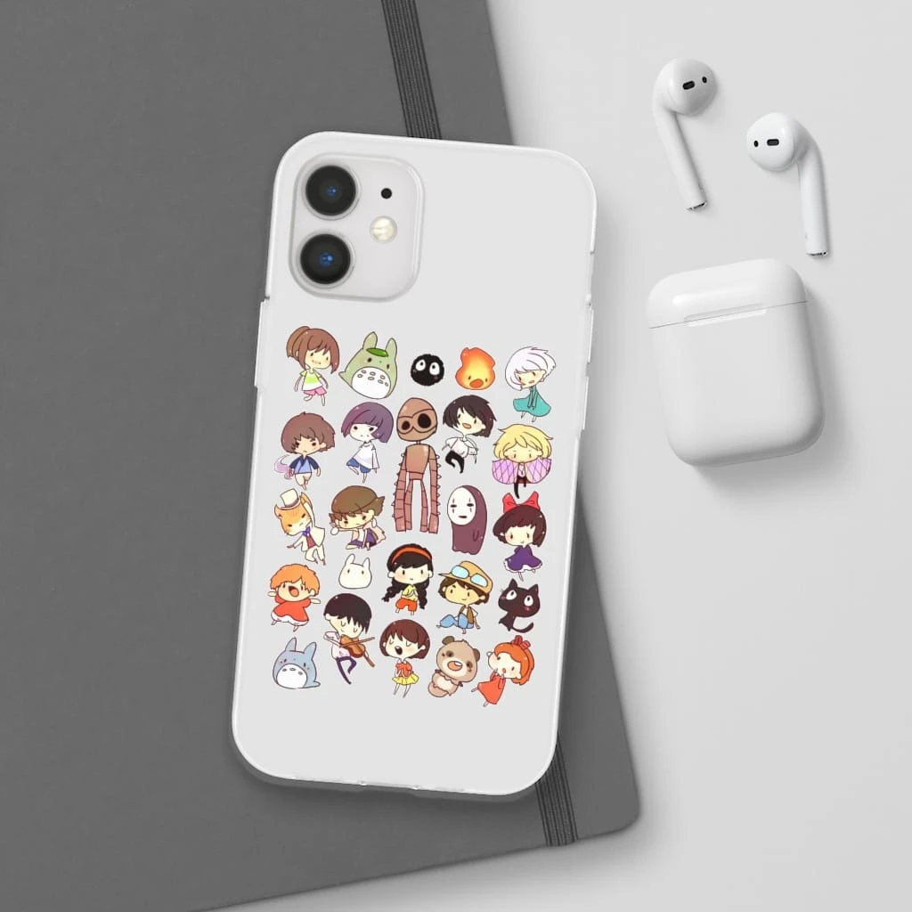 Ghibli Movie Characters Cute Chibi Collection IPhone Cases 9 Ghibli Movie Characters Cute Chibi Collection IPhone Cases - Image 9