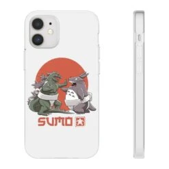 Totoro Vs Godzilla Sumo IPhone Cases -Ghibli 68165 456