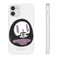 Cute No Face Kaonashi Drinking Bubble Tea IPhone Cases -Ghibli 68165 600