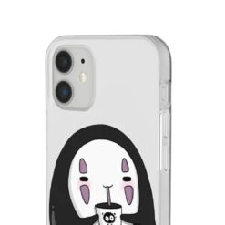 Cute No Face Kaonashi Drinking Bubble Tea IPhone Cases -Ghibli 68165 601