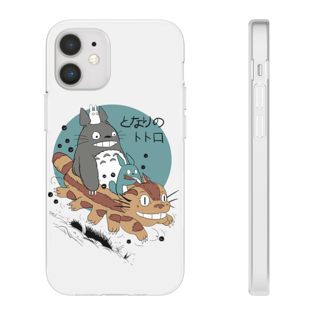 Totoro Riding Catbus IPhone Cases 7 Totoro Riding Catbus IPhone Cases - Image 7