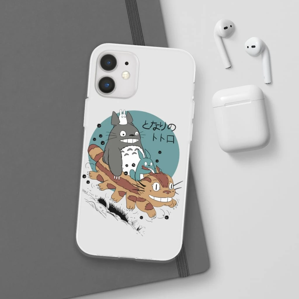 Totoro Riding Catbus IPhone Cases 9 Totoro Riding Catbus IPhone Cases - Image 9