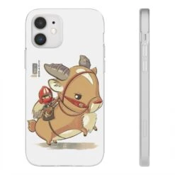 Princess Mononoke Ashitaka And Yakul Chibi IPhone Cases -Ghibli 68166 24