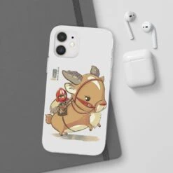 Princess Mononoke Ashitaka And Yakul Chibi IPhone Cases -Ghibli 68166 26